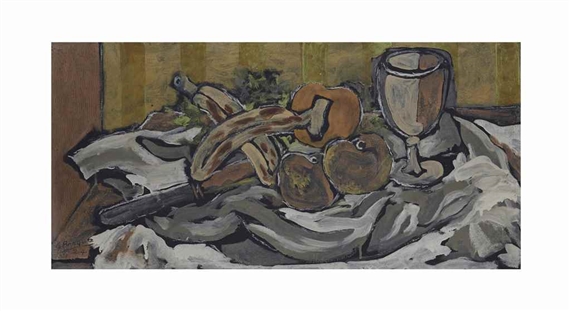 Georges Braque | NATURE MORTE (AU COUTEAU) (1927) | MutualArt