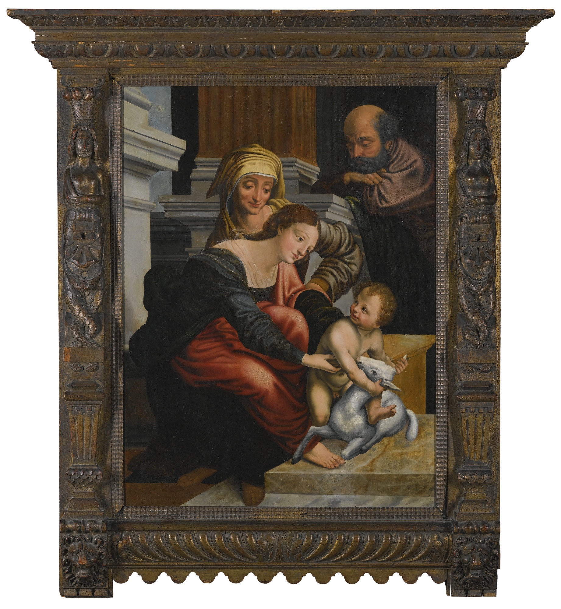 Leonardo da Vinci THE HOLY FAMILY WITH SAINT ANNE MutualArt
