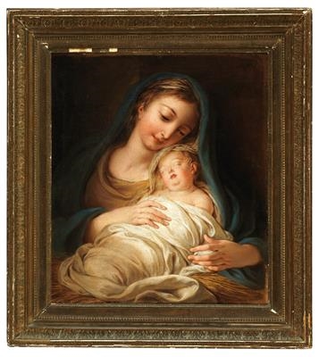 Madonna and the Sleeping Child by Charles-Antoine Coypel, 1737