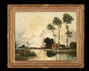 A Norfolk Sunset - A. Herbe