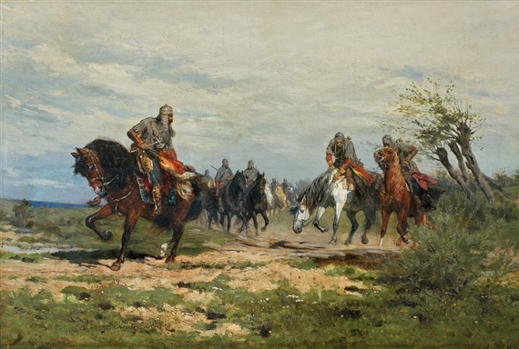 Troopers by Wladislaw Szerner, 1880