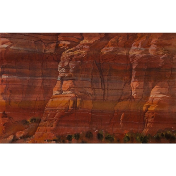 Rock Faces in the Redrock Country by Merrill Mahaffey, 1978