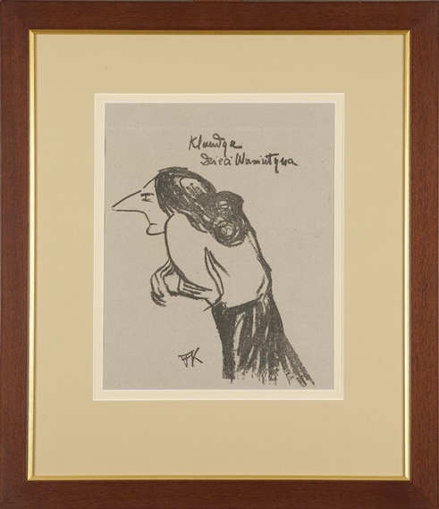 Stanislawa Wysocka as Claudia in the play 'Waniuszyn's Children' by Karol Frycz