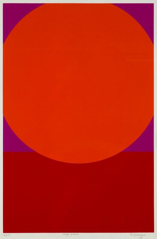 Rouge-mauve by Jo Delahaut, 1969