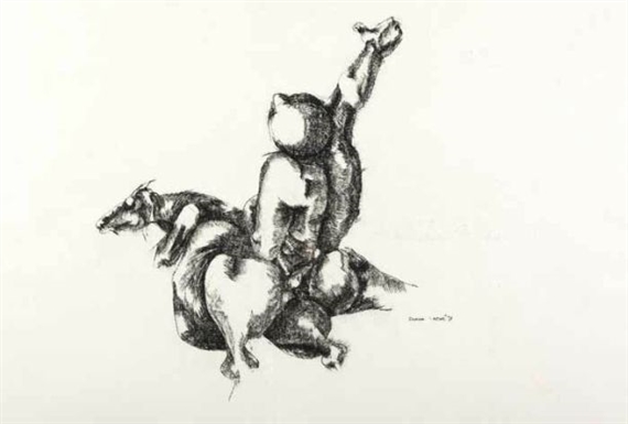 Ezrom Legae | MAN ON GOAT (1971) | MutualArt
