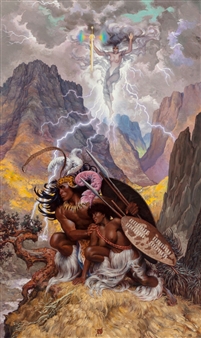 Nada the Lily, private commission for the H. RiderHaggard Project - Stephen Hickman