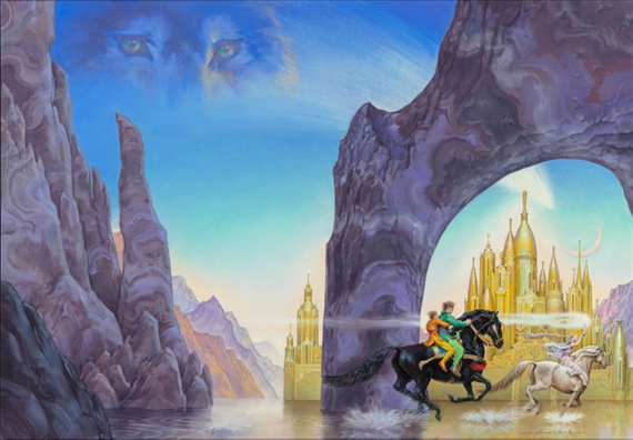 Wolves of the Gods, paperback cover by Stephen Hickman, 1999