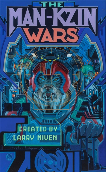 The Man-Kzin Wars paperback cover