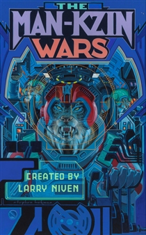 The Man-Kzin Wars paperback cover - Stephen Hickman