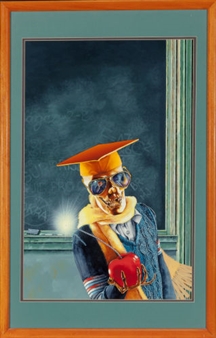 Slaughter High, video cassette cover - Val and John Lakey