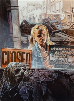 Seeking, Analog Science Fiction magazine cover - Val and John Lakey