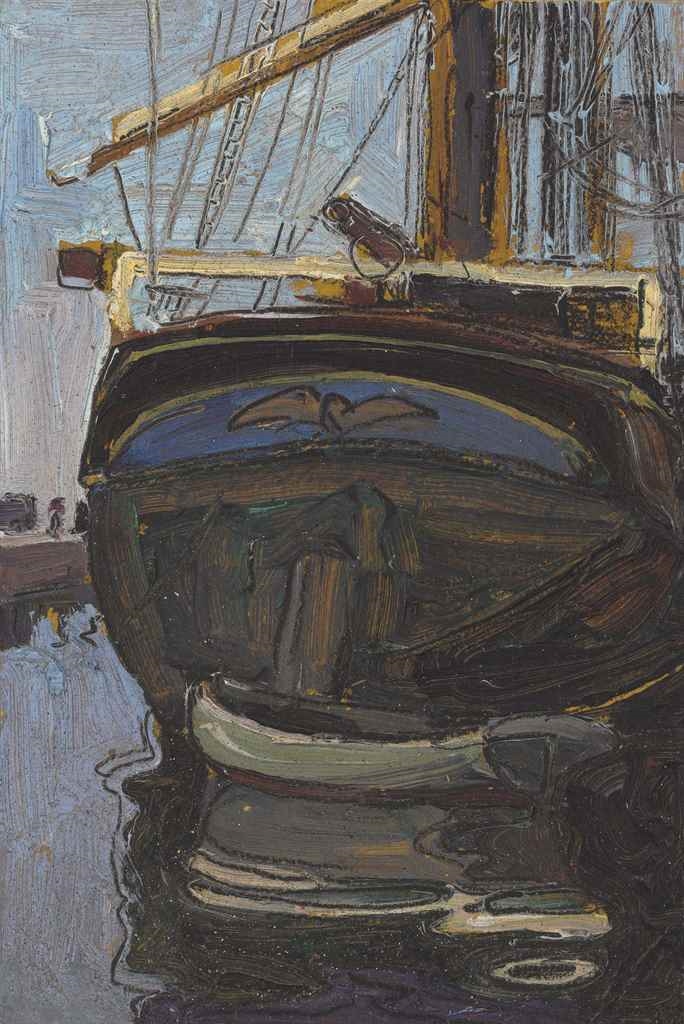 Lais Puzzle: 'Segelschiffe Im Hafen Von Triest' Von Egon Schiele - 1000 Teile Kunstdruck-Puzzle Für Erwachsene