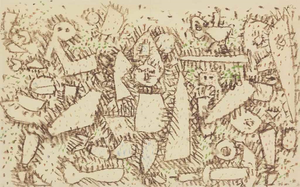 Zerbrechliches Ubermütig by Paul Klee, 1937