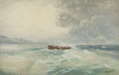 Storm in Crimea by Ivan Aivazovsky, 1895
