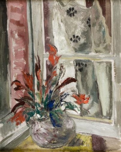 Flowers by Leopold Gottlieb