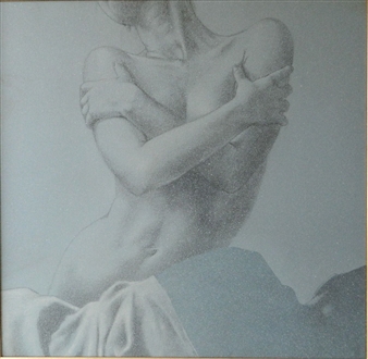Nude with Drapery - Arturo Rivera Delgado
