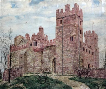 Naworth Castle - Josselin Reginald Cortenay Bodley