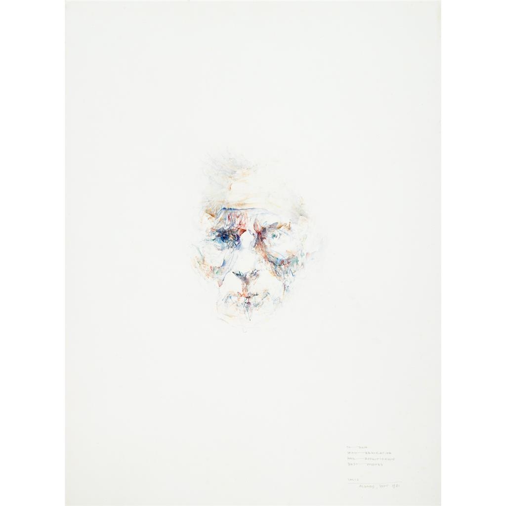 Louis Le Brocquy | Portrait of Samuel Beckett (1992) | MutualArt