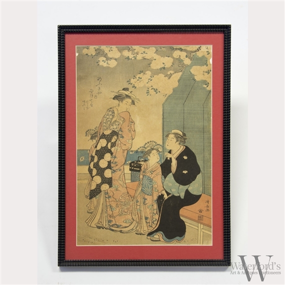 Japanese print by Torii Kiyonaga