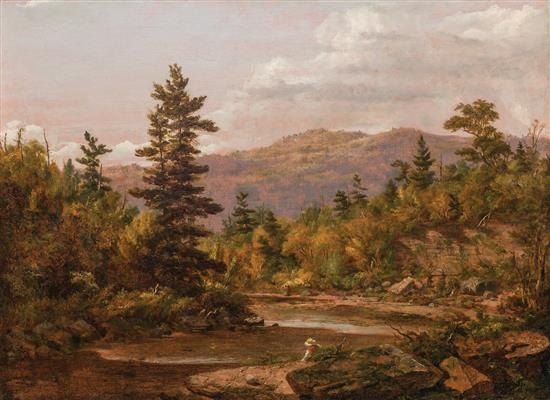 View from Schoharie Kill by Sanford Robinson Gifford, 1850
