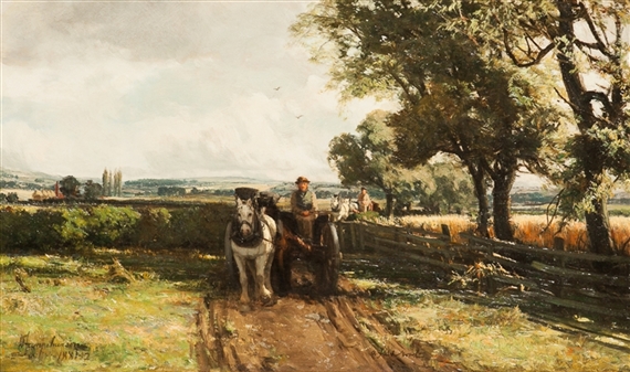 A FIELD LOAD by David Farquharson, 1881-1882