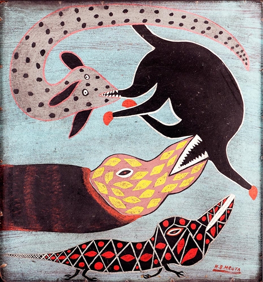 Untitled (Sea Creatures) by Hashim Mruta