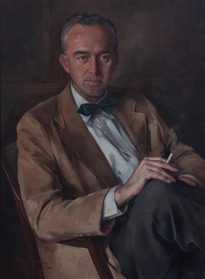 A Portrait of John W. Allis Jr. by Max Moreau, 1956