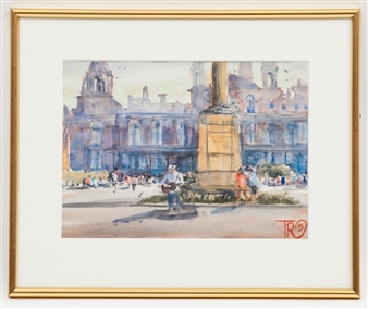 BUSKING ON GEORGE SQUARE - Tim Rafferty