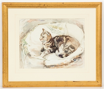 THE ARTIST'S CAT - Nancy Jane Burton