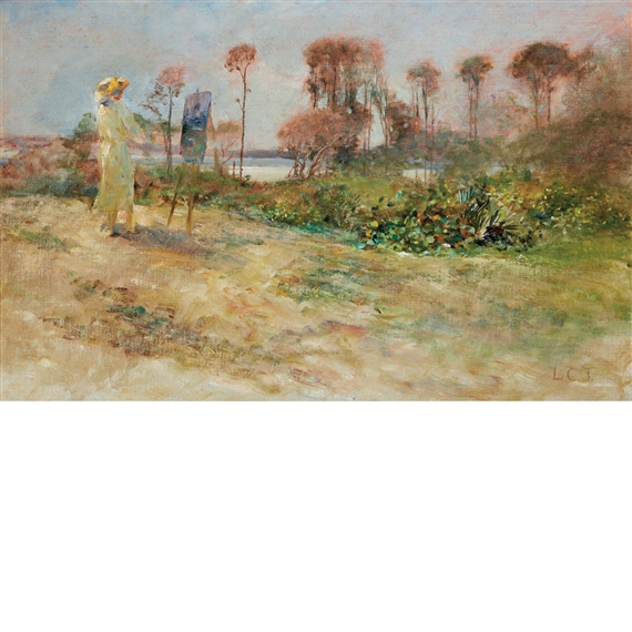Sarah at the Florida Shore by Louis Comfort Tiffany