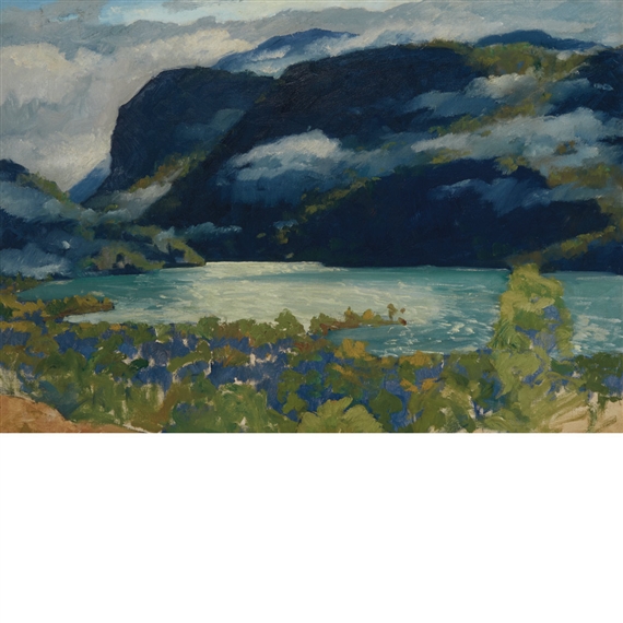 A Norwegian Fjord by Jonas Lie, Circa 1910s, 1920s