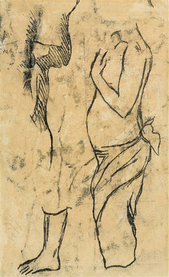 Famille tahitienne by Paul Gauguin, circa 1902