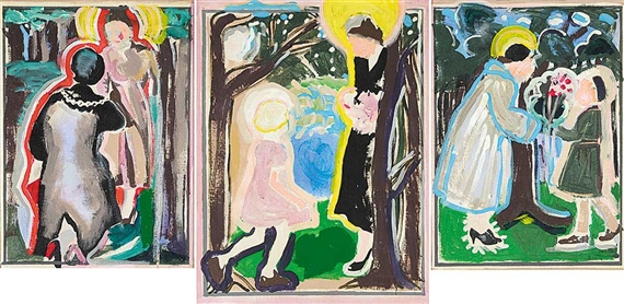 Curtsy by Charles Pachter, 1972