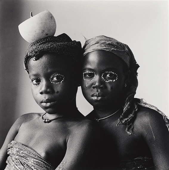 Pila Pila Sisters, Dahomey by Irving Penn, 1967, printed before 1974