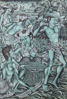 Harvesting Rice - I Nyoman GD Darmawan