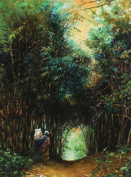 Walking through the bamboo forest - Poppy Drews - Liem