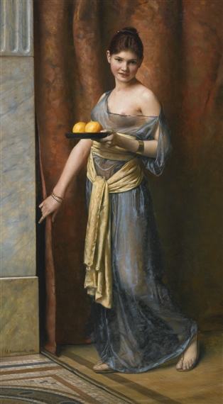 THE FAVORITE by Max Nonnenbruch, 1892