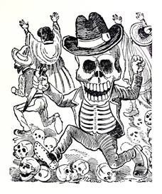 The walking dead in early 20th century Mexican engravings