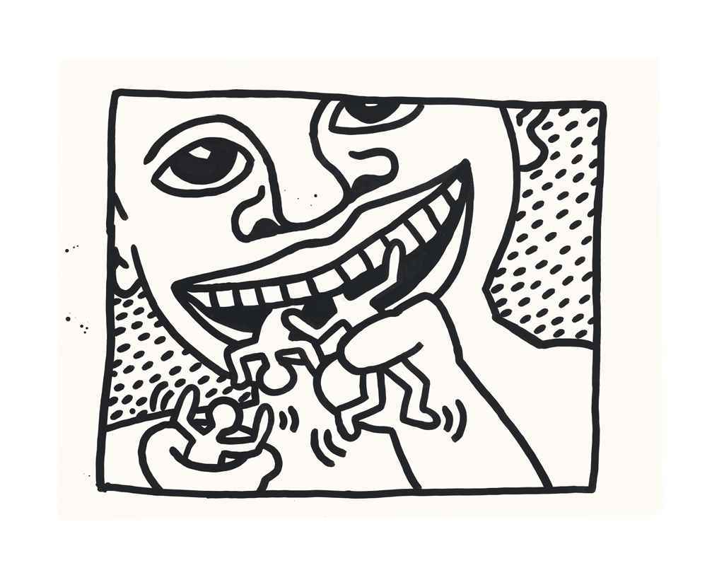 Artwork by Keith Haring, Untitled, Made of ink on paper