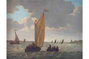 Ship on choppy waters - Jan Hendrik Boehamer