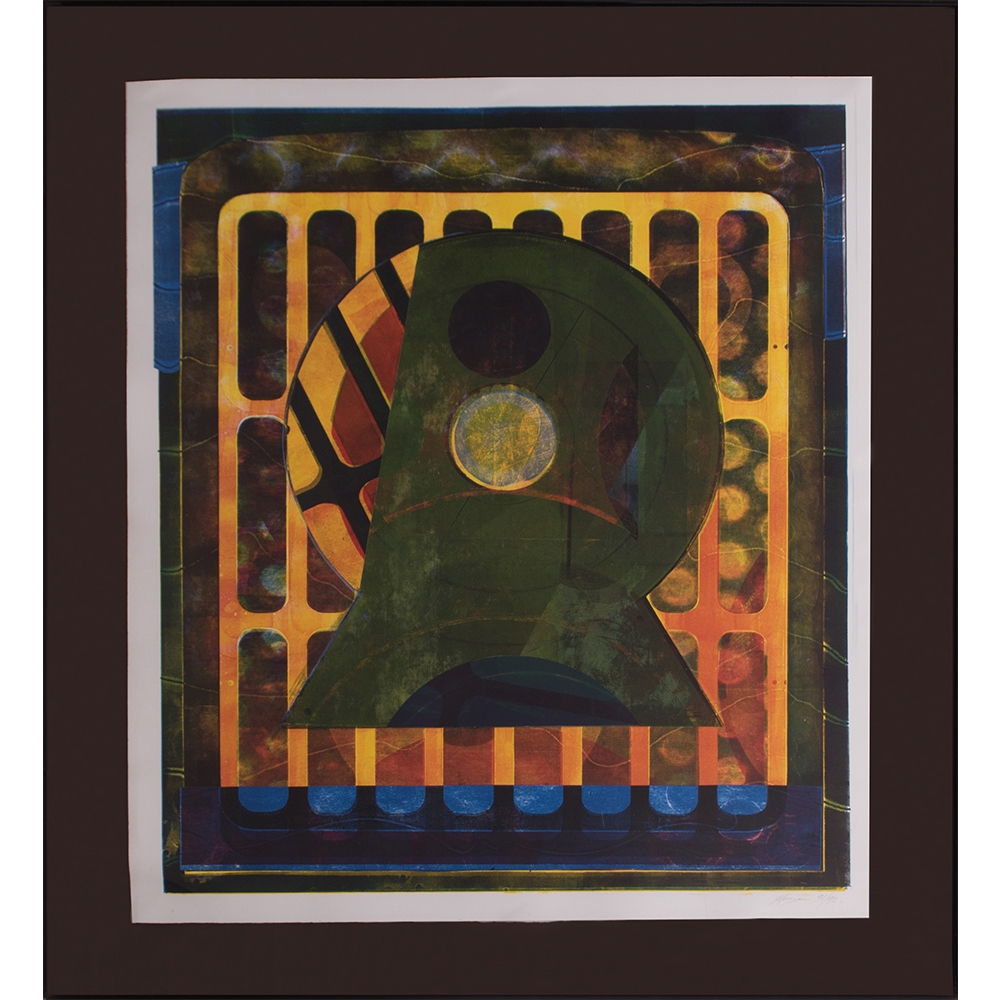 Artwork by Kevin Hogan, Green Machine, Made of Silkscreen