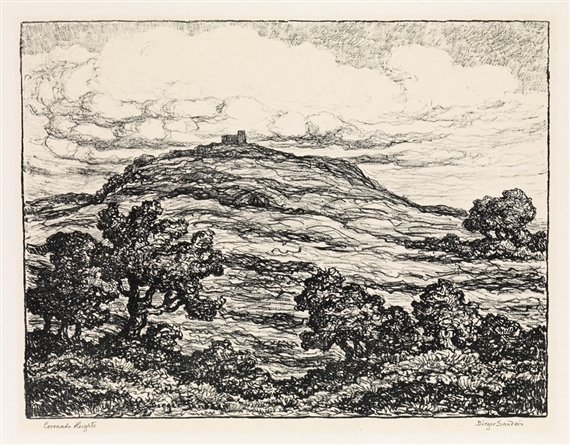 Coronado Heights by Birger Sandzén, 1944