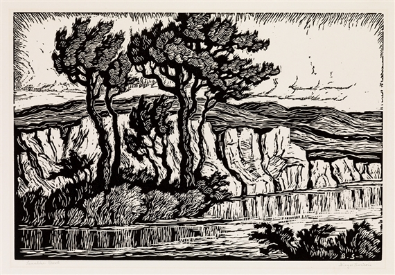 Sunshine Creek by Birger Sandzén, 1935