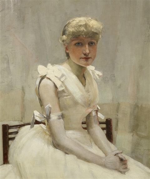 Portrait of a young lady by John Lavery, 1886