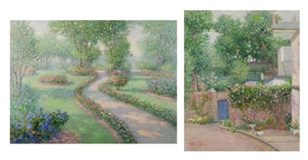 2 Works: Untitled - Vivian Hollan Swain