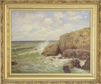 A rocky coast - Elbridge P. Talbot
