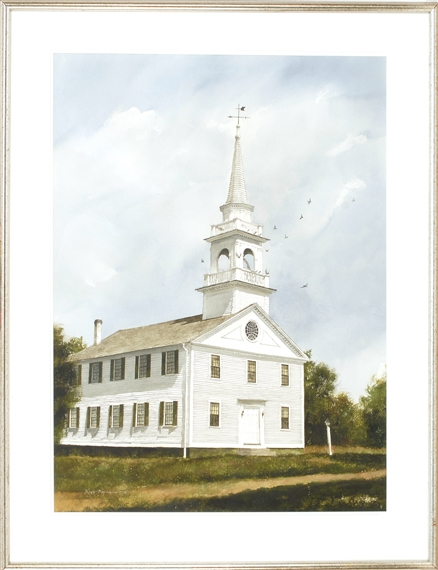 A New England church by Doug Brega