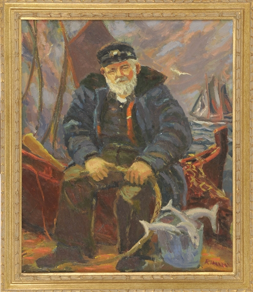 Joseph Rimini | The old sailor | MutualArt