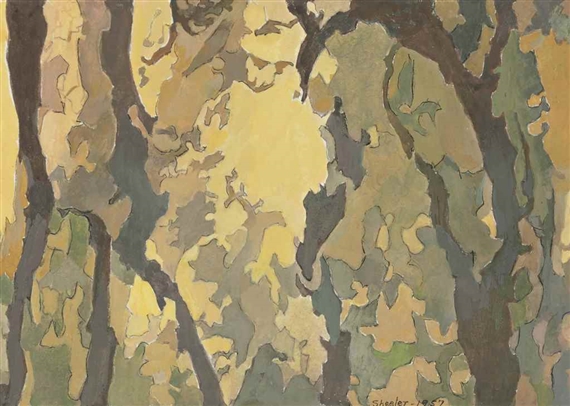 The Great Tree by Charles Sheeler, 1957