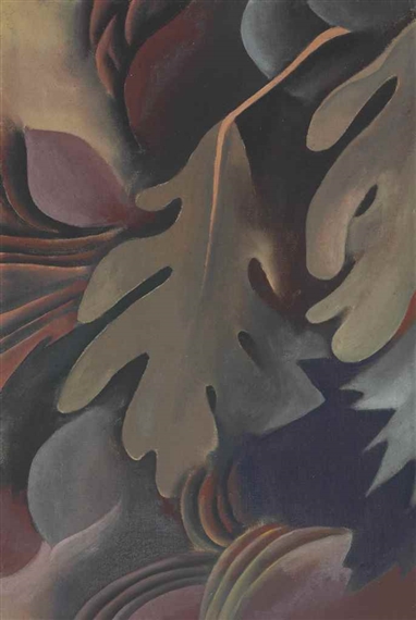 Leaves Under Water by Georgia O'Keeffe, 1922